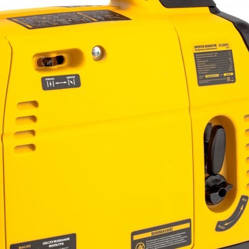 Генератор инверторный GT-2200iS, 2,2 кВт, 230 В, бак 4 л, закрытый корпус,  ручной старт Denzel