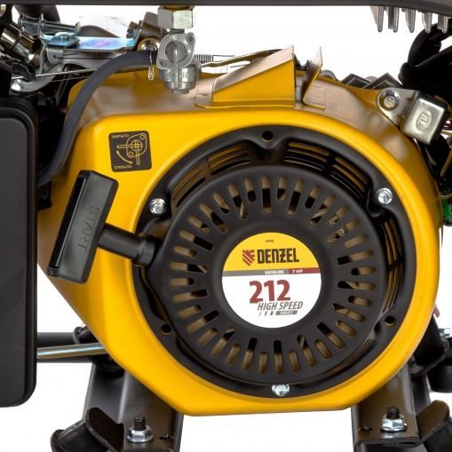 Генератор инверторный GT-3500iF, 3,5 кВт, 230 В, бак 5 л, открытый корпус,  ручной старт Denzel