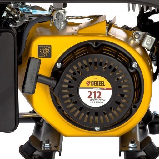 Генератор инверторный GT-2500iF, 2,5 кВт, 230 В, бак 5 л, открытый корпус,  ручной старт Denzel