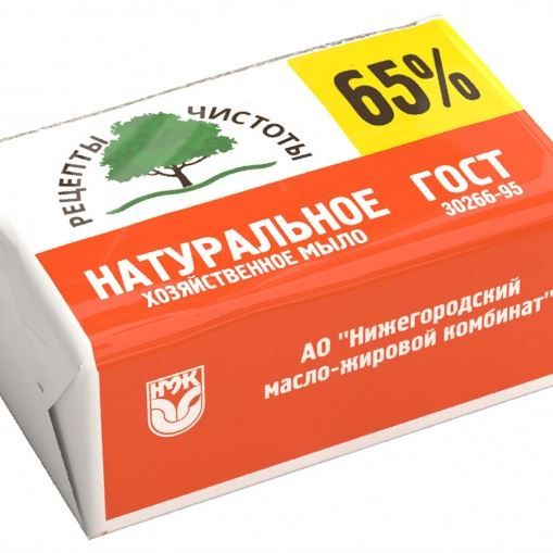Мыло хозяйственное, 65%, 200 гр, НМЖК Россия