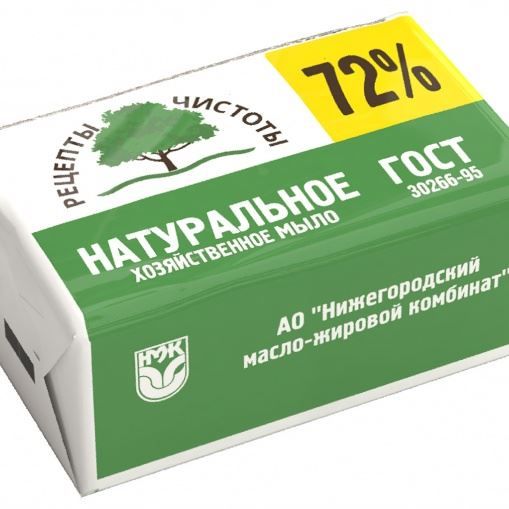 Мыло хозяйственное, 72%, 200 гр, НМЖК Россия