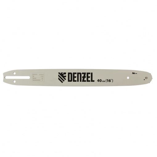 Шина для бензопилы DGS-4516, длина 40 см (16"), шаг 3/8", паз 1,3 мм, 57 звеньев Denzel