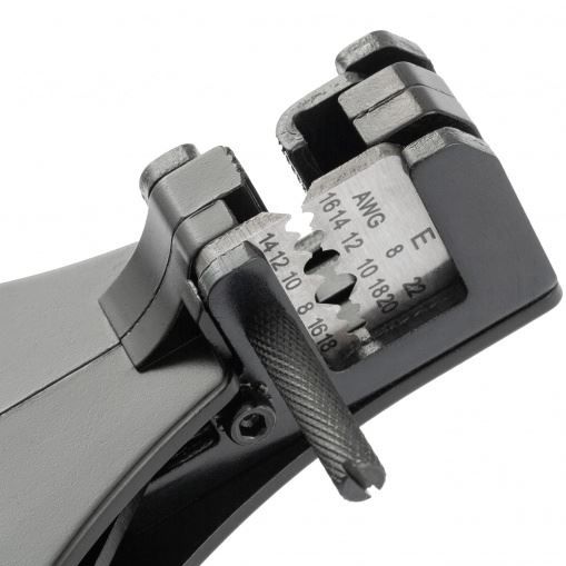 Щипцы для зачистки электропроводов 0,5, 1,0, 1,5, 2,5, 4,0, 8,0 мм/кв (8-22AWG), лезвие SK5 Gross