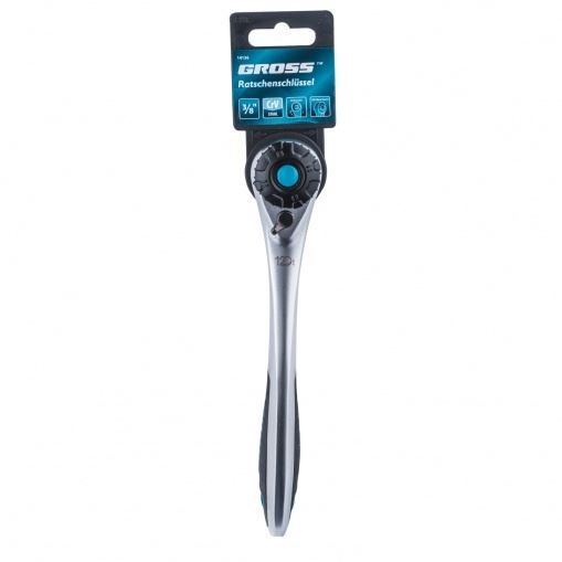 Ключ трещоточный, 120 зубьев, 3/8" Gross