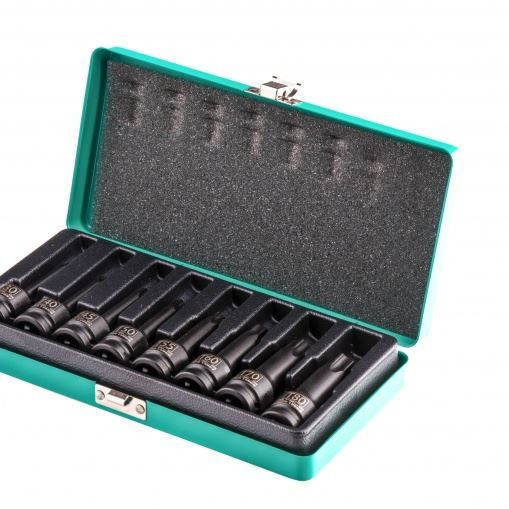 Набор ударных торцевых головок Torx 1/2",  в кейсе, 8 шт. Stels