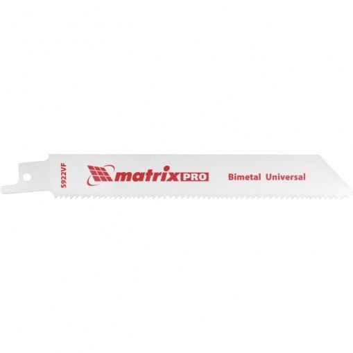Полотна универсальные для сабельной пилы S922VF, 125/1,8-2,5 мм, Bimetal, 2 шт, Pro Matrix