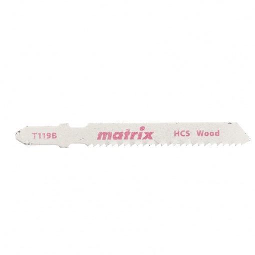 Полотна для электролобзика  по дереву, 3 шт,T119B, 50 x 2 мм, HCS Matrix