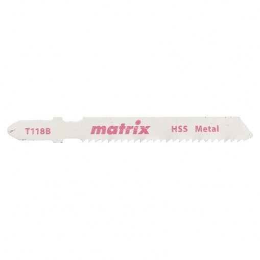 Полотна для электролобзика  по металлу, 3 шт,T118B, 50 x 2 мм, HSS Matrix