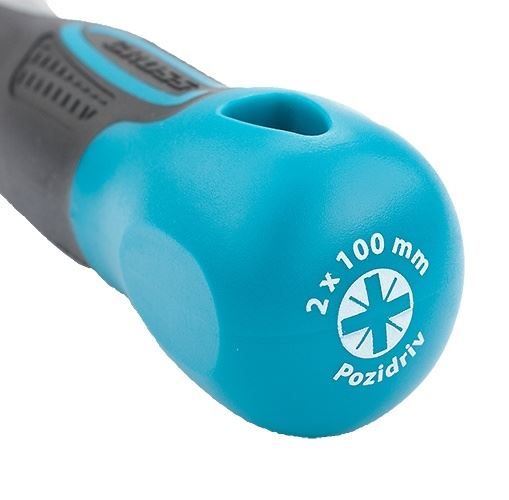 Отвертка PZ2 x 100 мм, S2, трехкомпонентная ручка Gross