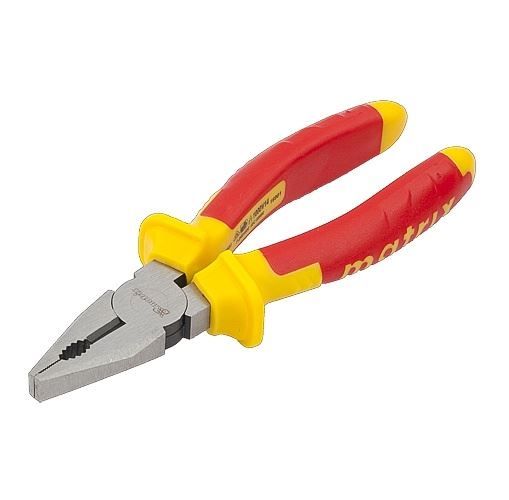 Плоскогубцы комбинированные, Insulated, 160 мм, двухкомпонентные рукоятки Matrix Professional