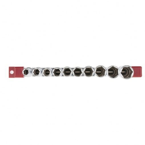 Набор удлиненных торцевых головок 1/2", шестигранные, CrV, 10 шт., 10-22 мм Matrix
