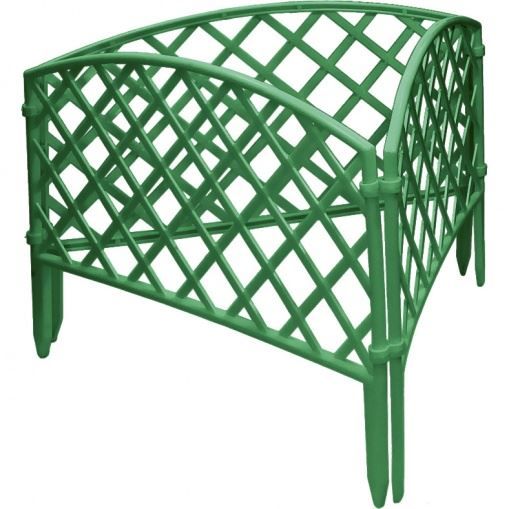 Забор декоративный "Сетка", 24 х 320 см, зеленый, Россия, Palisad