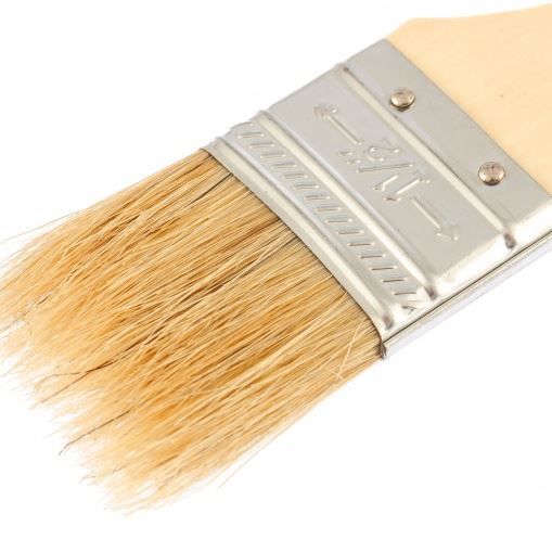 Кисть плоская Slimline 1,5" (38 мм), натуральная щетина, деревянная ручка Sparta