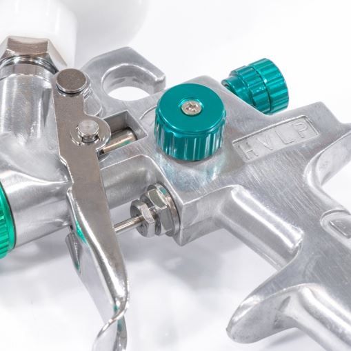 Краскораспылитель AG 810 HVLP, гравитационный, сопло 0,8 мм и 1 мм Stels
