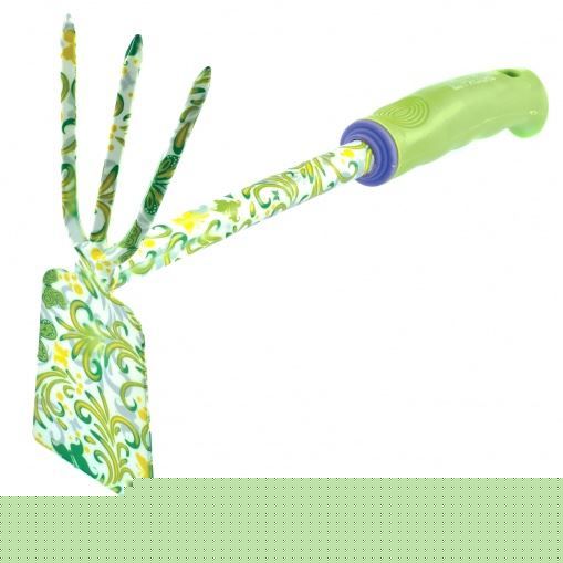 Мотыжка комбинированная, 65 х 310 мм, стальная, пластиковая рукоятка, Flower Green, Palisad
