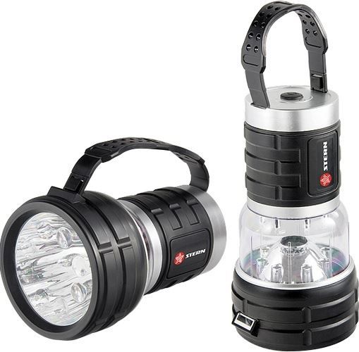 Фонарь кемпинговый, многофункциональный, трех режимный, 12 Led, влагонепроницаемый, 3 х LR20 Stern