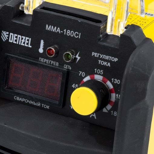 Аппарат инверторный для дуговой сварки ММА-180CI Denzel